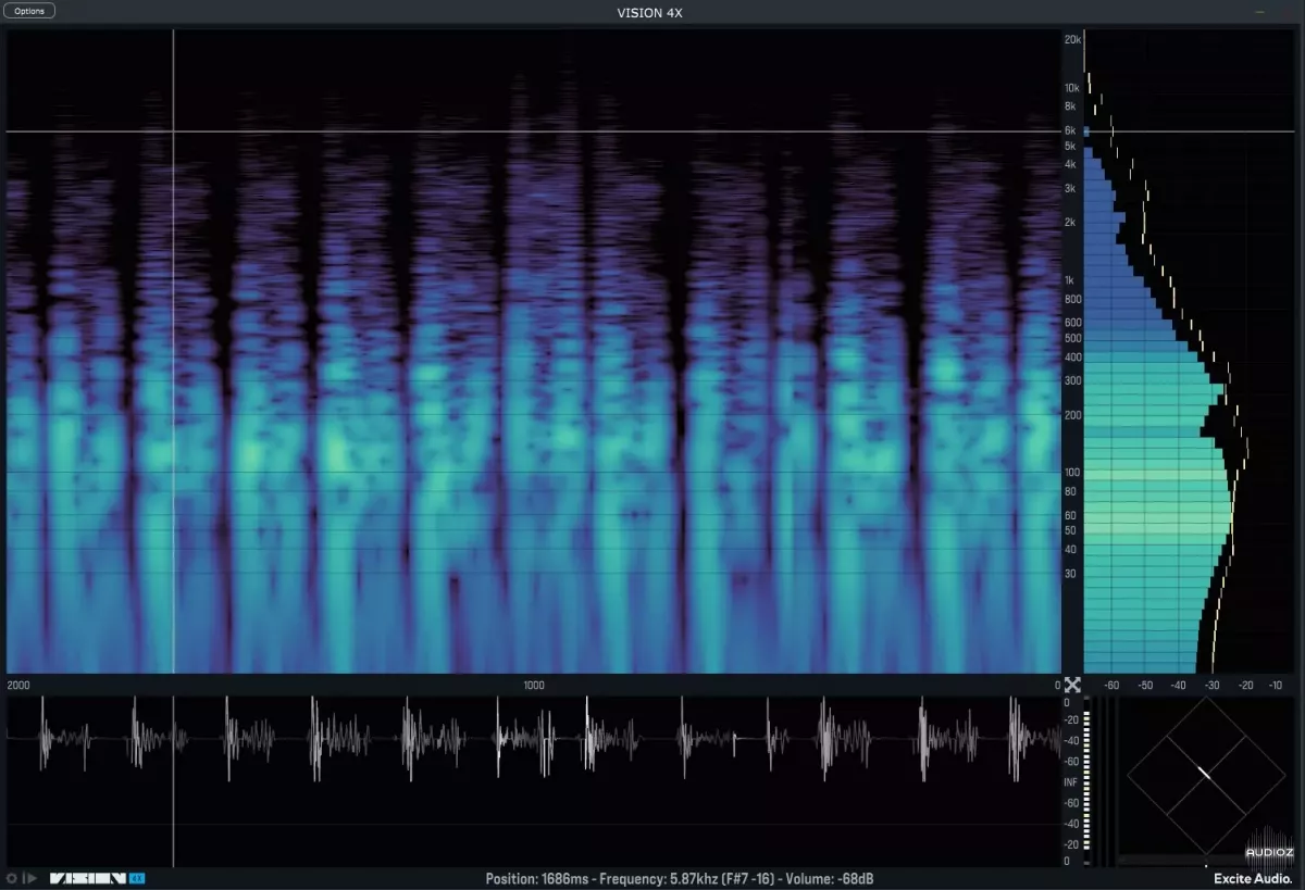 [音频分析器插件]Excite Audio VISION 4X v1.0.1 [MacOS]（42.1MB）插图