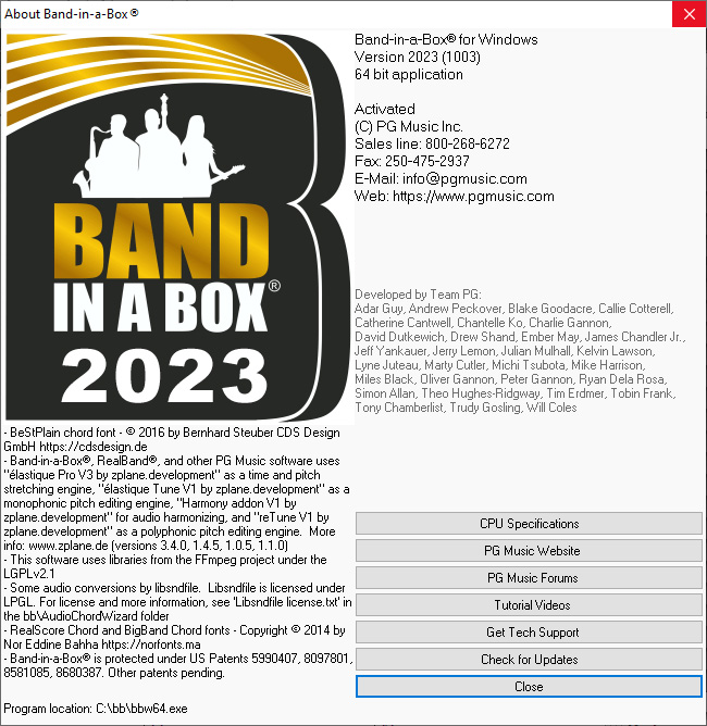 PG Music Band-in-a-Box 2023 Build 1003 with Realband 2023 [WiN]（1.5GB）插图