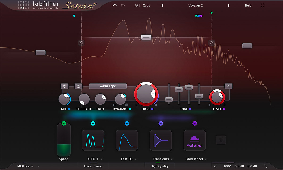 [肥波饱和谐波染色插件]FabFilter Saturn v1.2.4 [WiN]（4.3MB）插图
