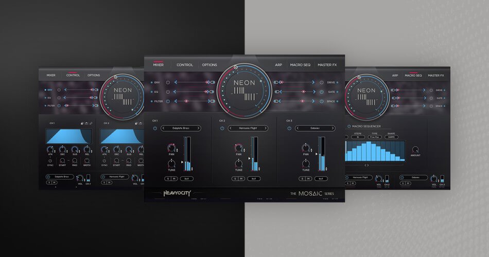 [复兴复古合成器] Heavyocity Mosaic Neon [KONTAKT]（3.46GB）插图