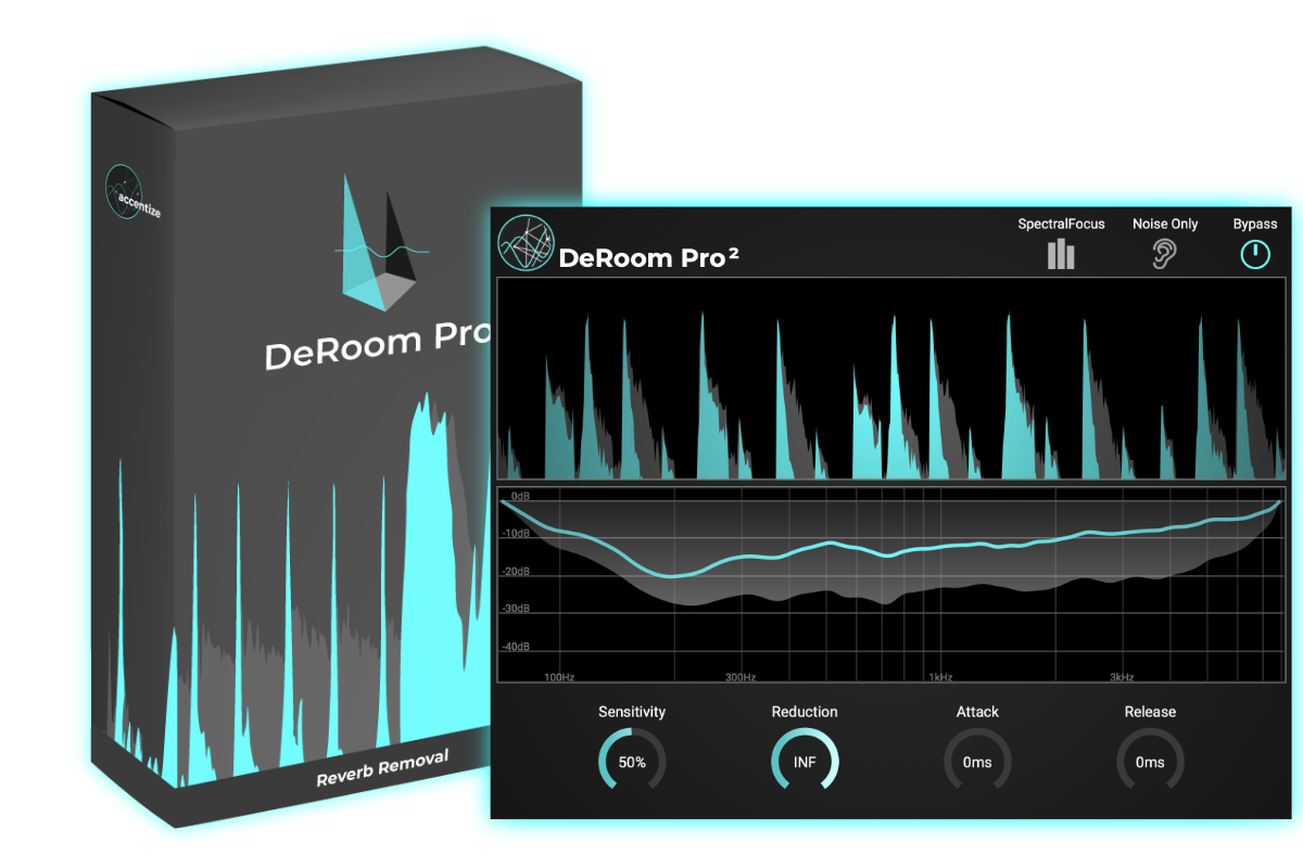 [智能去混响插件] Accentize DeRoom Pro v2.0.7-R2R [WiN]（16.8MB）插图