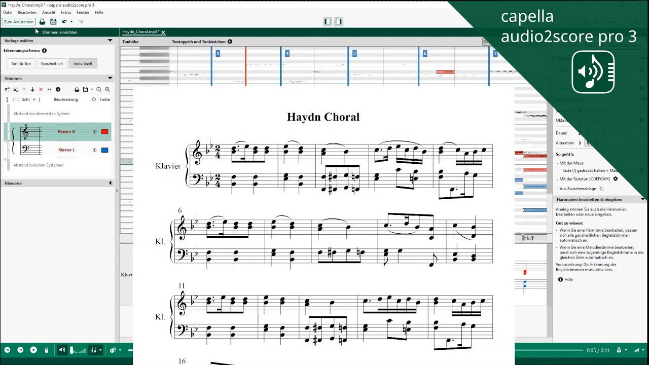 [音频分析生成乐谱] Capella Audio2score Pro 4.0 [WiN]（373MB）插图