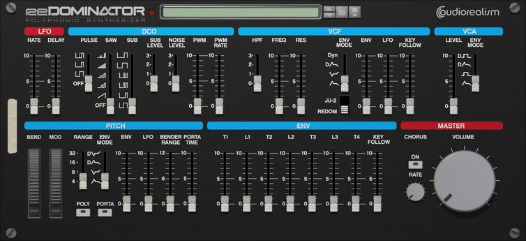[经典复音DCO模拟合成器] AudioRealism ReDominator v1.5.2 [WiN]（17.69MB）插图