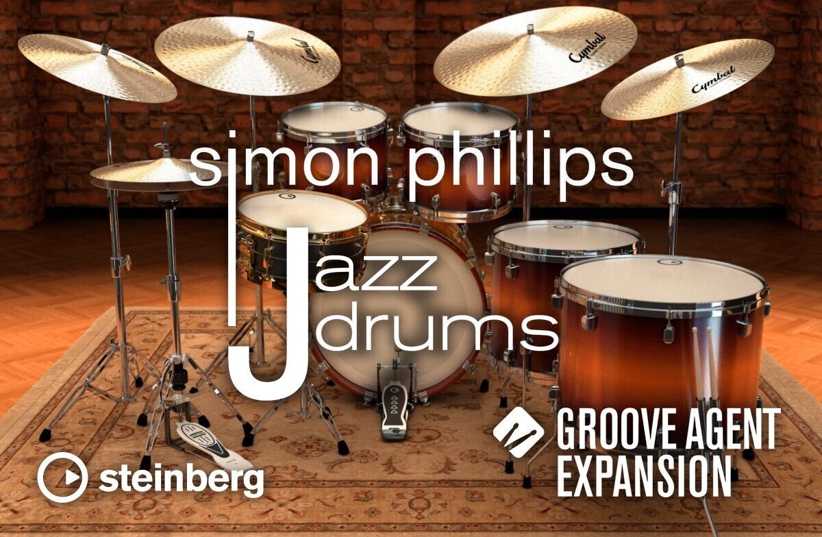 [Groove Agent扩展爵士鼓组] Steinberg Simon Phillips Jazz Drums Groove Agent Expansion（7.6GB）插图