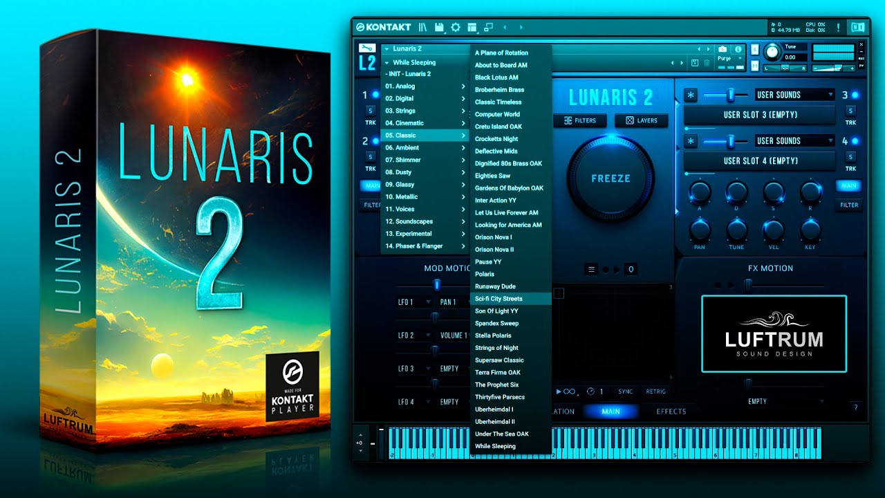 Luftrum Lunaris 2.1 Unparalleled Pads [KONTAKT]（9.3GB）插图