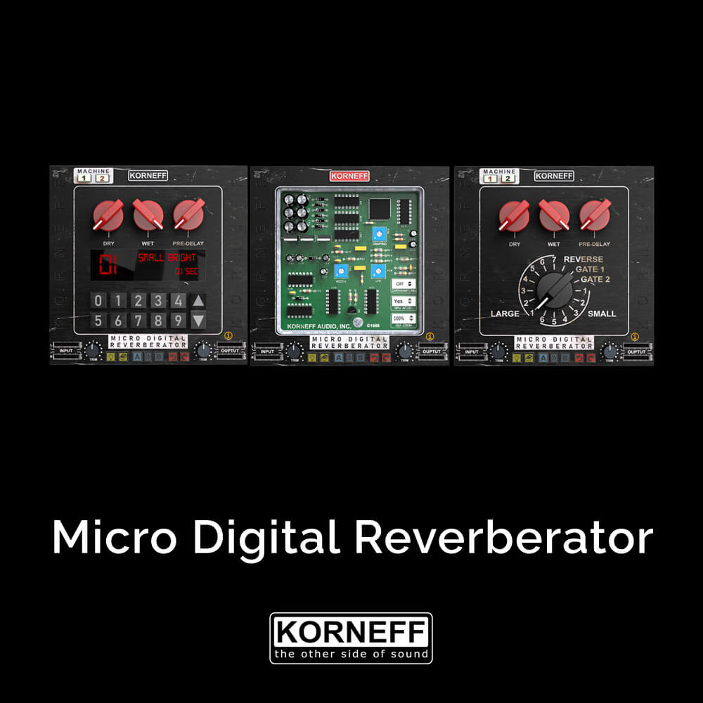 [微型数字混响插件] Korneff Audio Micro Digital Reverberator v1.0.6 [WiN]（86.6MB）插图