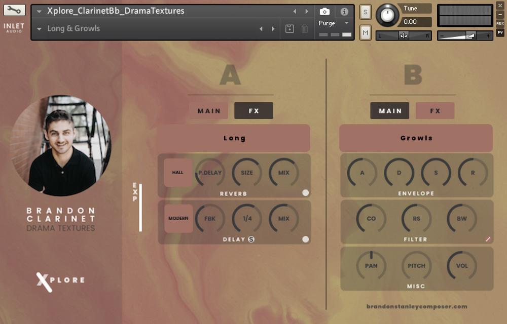 [电影单簧管音源] inletaudio Clarinet Drama Textures [KONTAKT]（3.25GB）插图