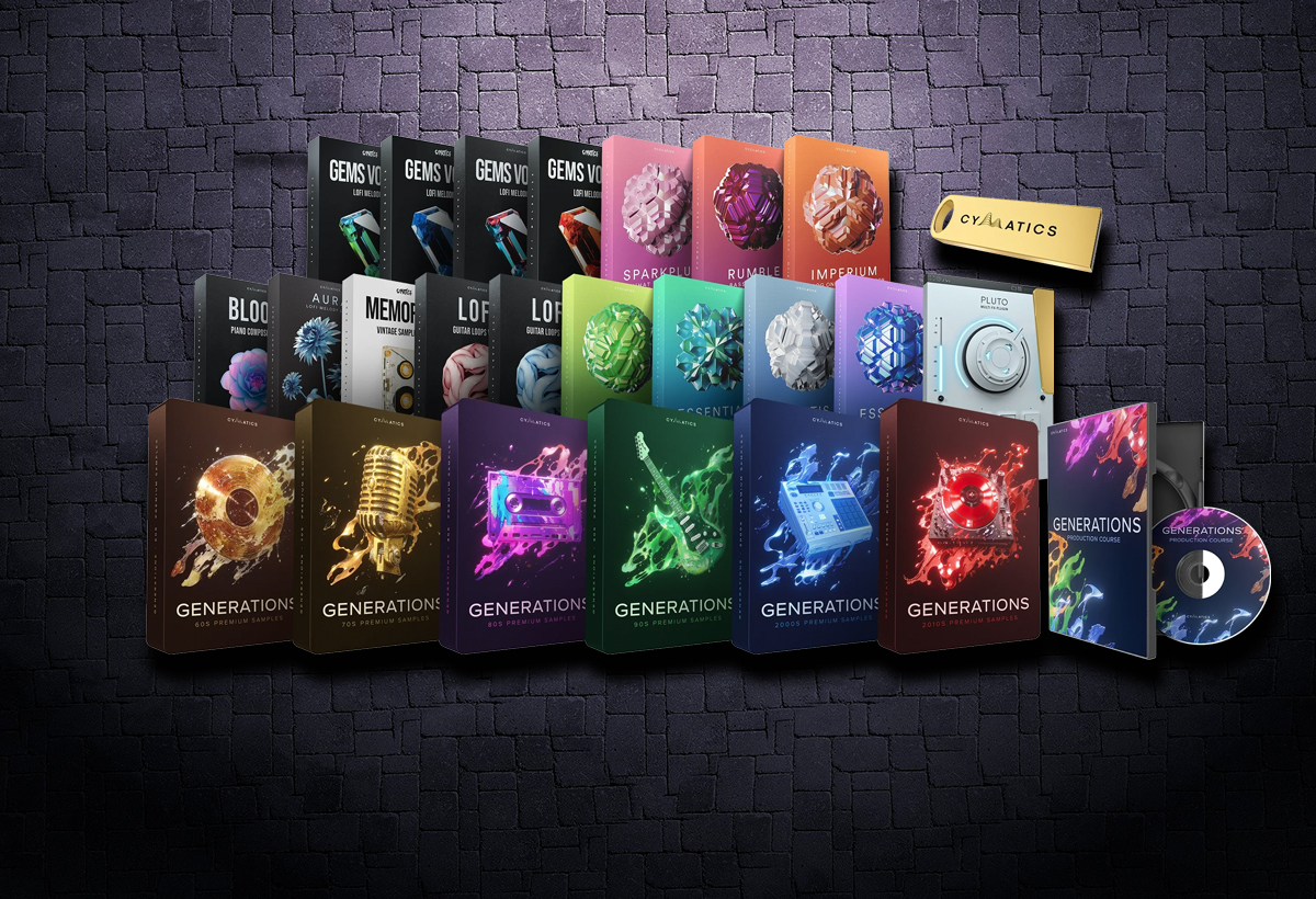 [怀旧流行灵魂爵士迪斯科素材] Cymatics GENERATIONS 2 + Bonus [WAV, MIDI]（18.9GB）插图