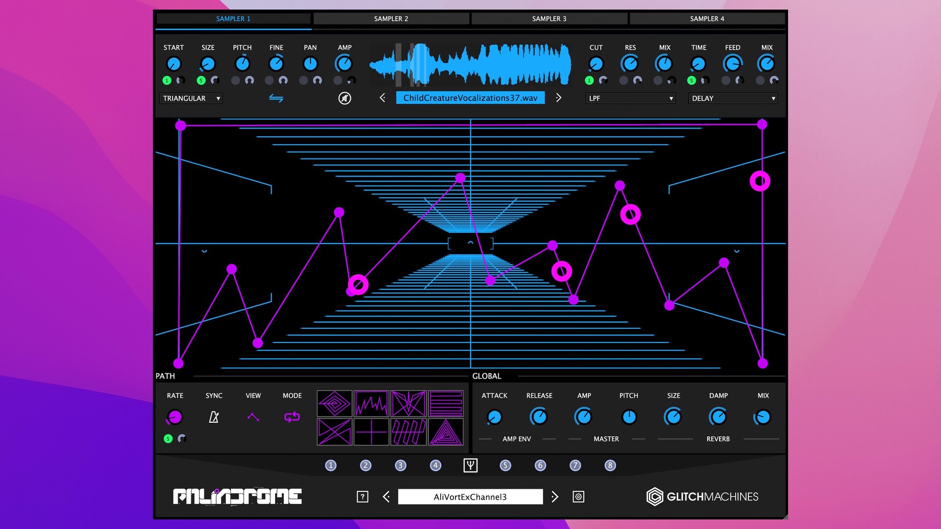 [粒子塑形绘图采样器] Glitchmachines Palindrome v1.4.0 [WiN, MacOS]（1.89GB）插图