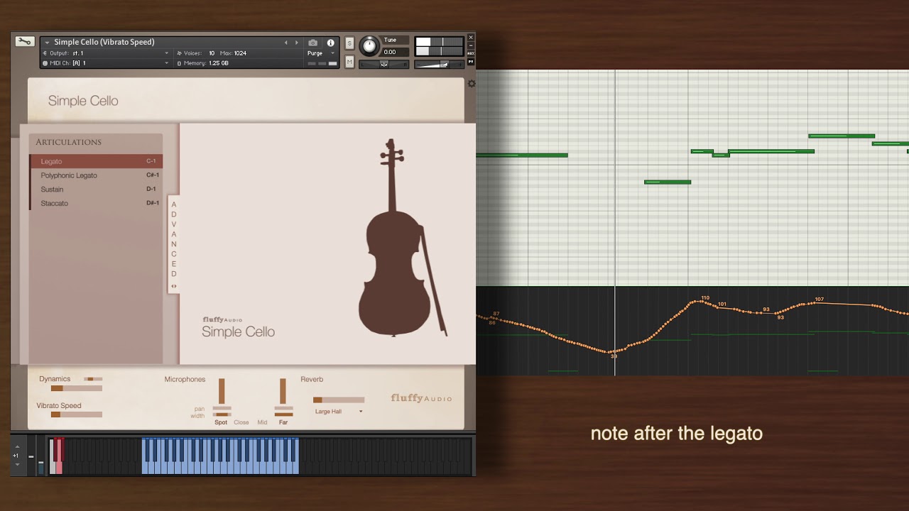 [大提琴音源] Fluffy Audio Simple Cello [KONTAKT]（2.45GB）插图