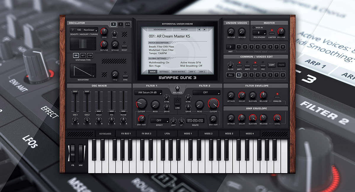 Synapse Audio DUNE 3 v3.6.0 [WiN, MacOS]（1.25GB）插图