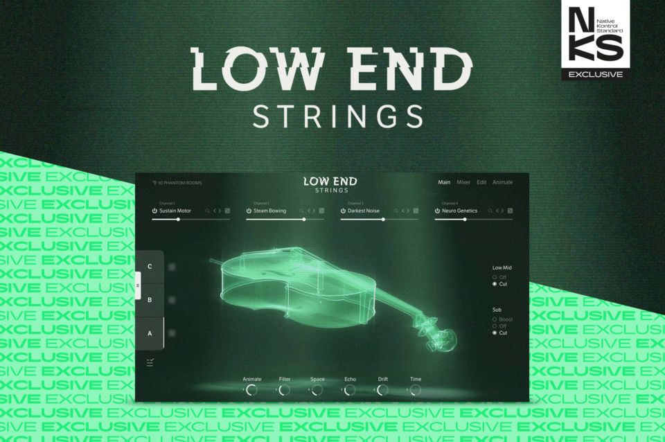 [强大而震撼的混合弦乐] Native Instruments Low End Strings [KONTAKT]（3.40GB）插图