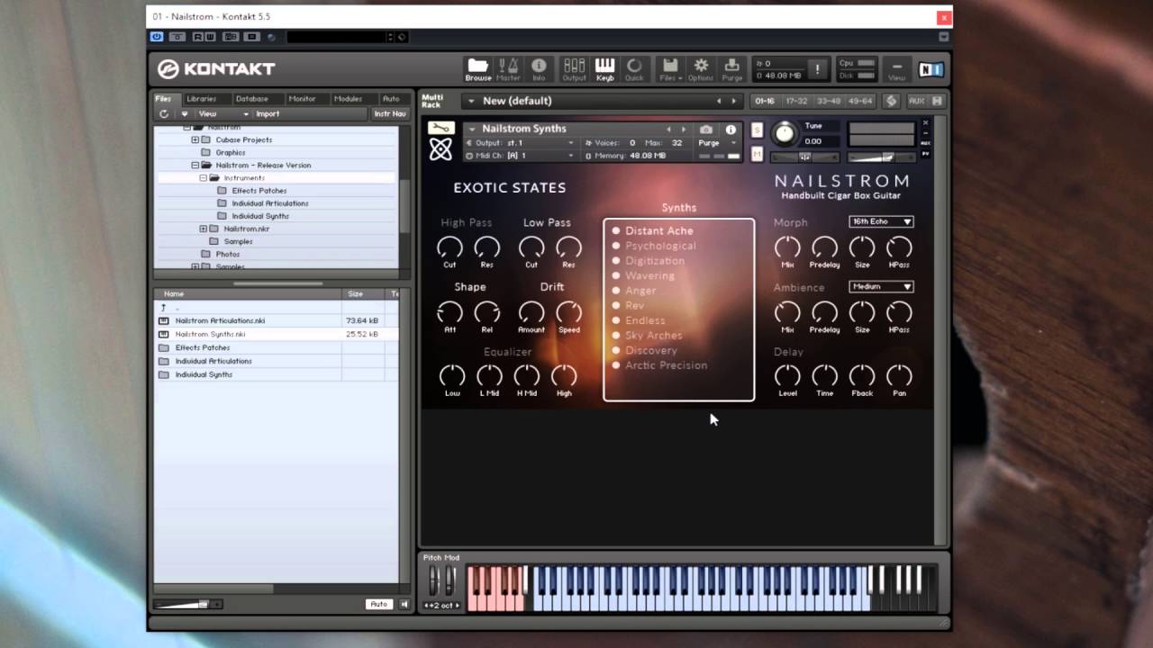 Audio Imperia Nailstrom Cigar Box Guitar [KONTAKT]（1.43GB）插图