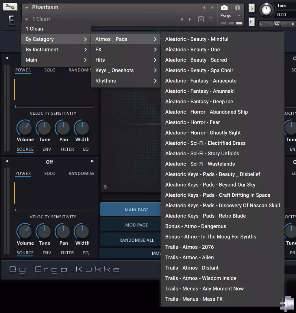 Ergo Kukke Phantasm [KONTAKT]（653MB）插图