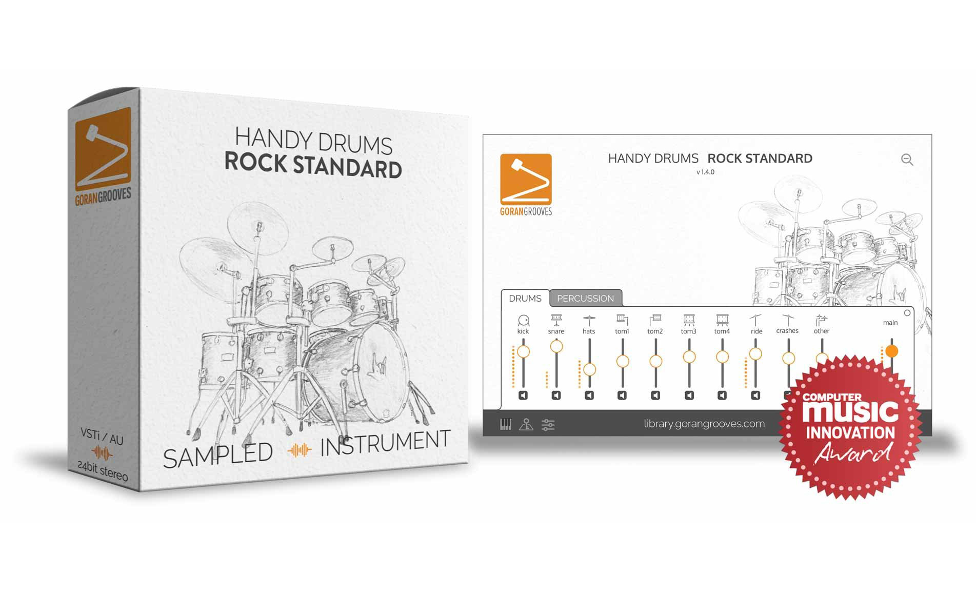 [15个超棒的鼓插件] Goran Grooves Handy Drums Producer Collection LR01 [WiN]（7.60GB）插图