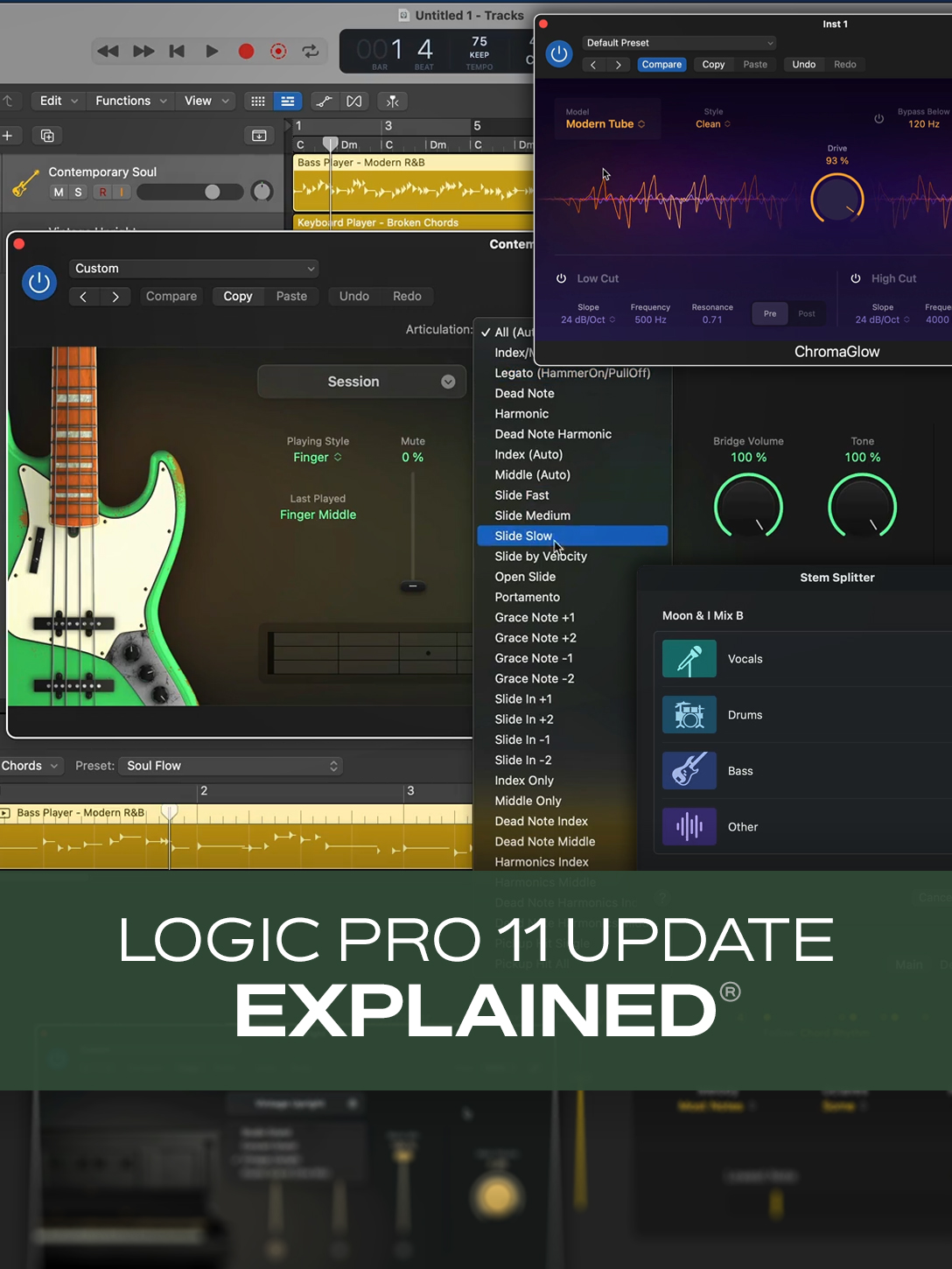 [教程：Logic11新功能预览] Groove3 Logic Pro 11 Update Explained（331MB）插图