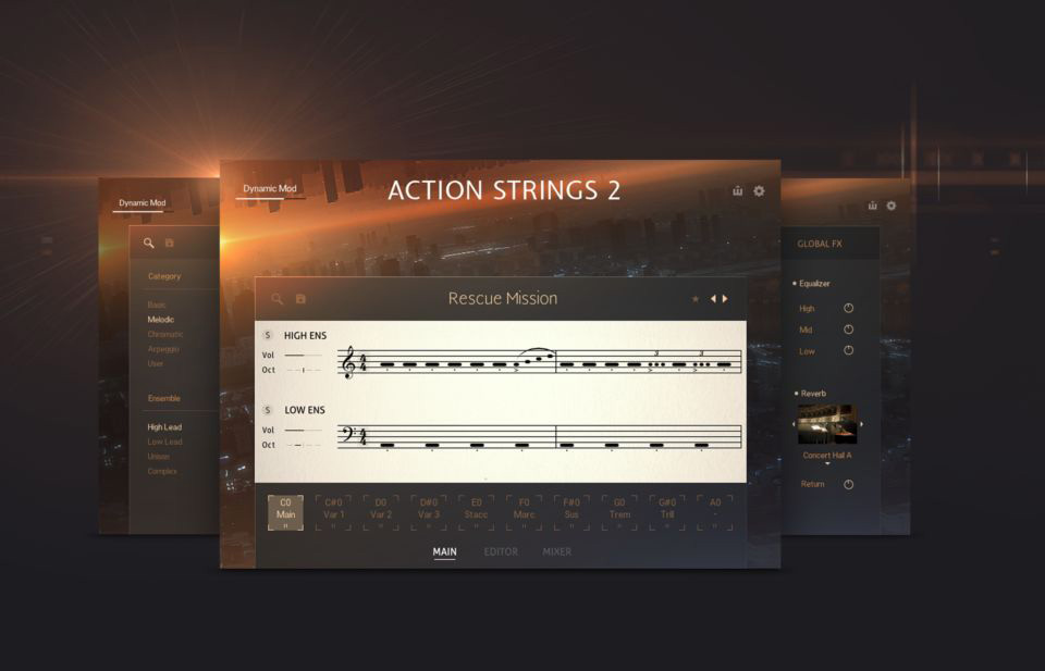 [重新构想的大片弦乐乐器] Native Instruments Action Strings 2 v1.2.0 [KONTAKT]（29.2GB）插图