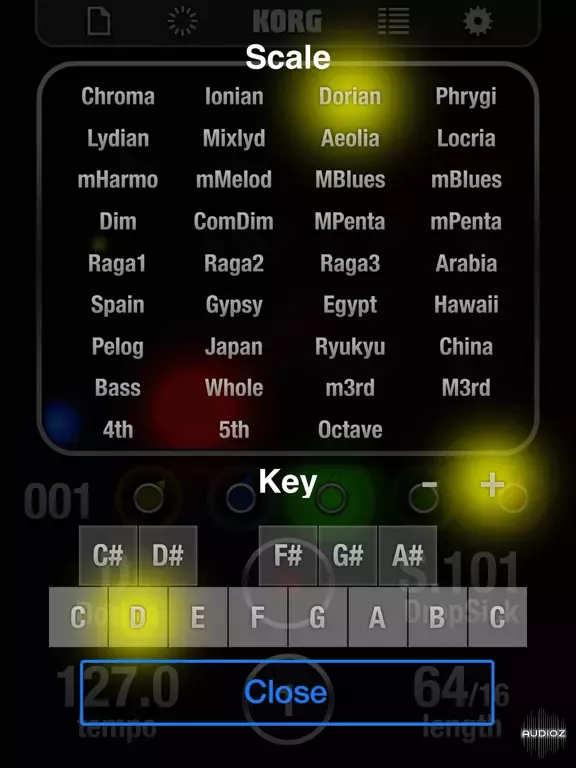 KORG Kaossilator v3.1.7 for iPhone iPad iPod Touch [iOS]（29.1MB）插图3