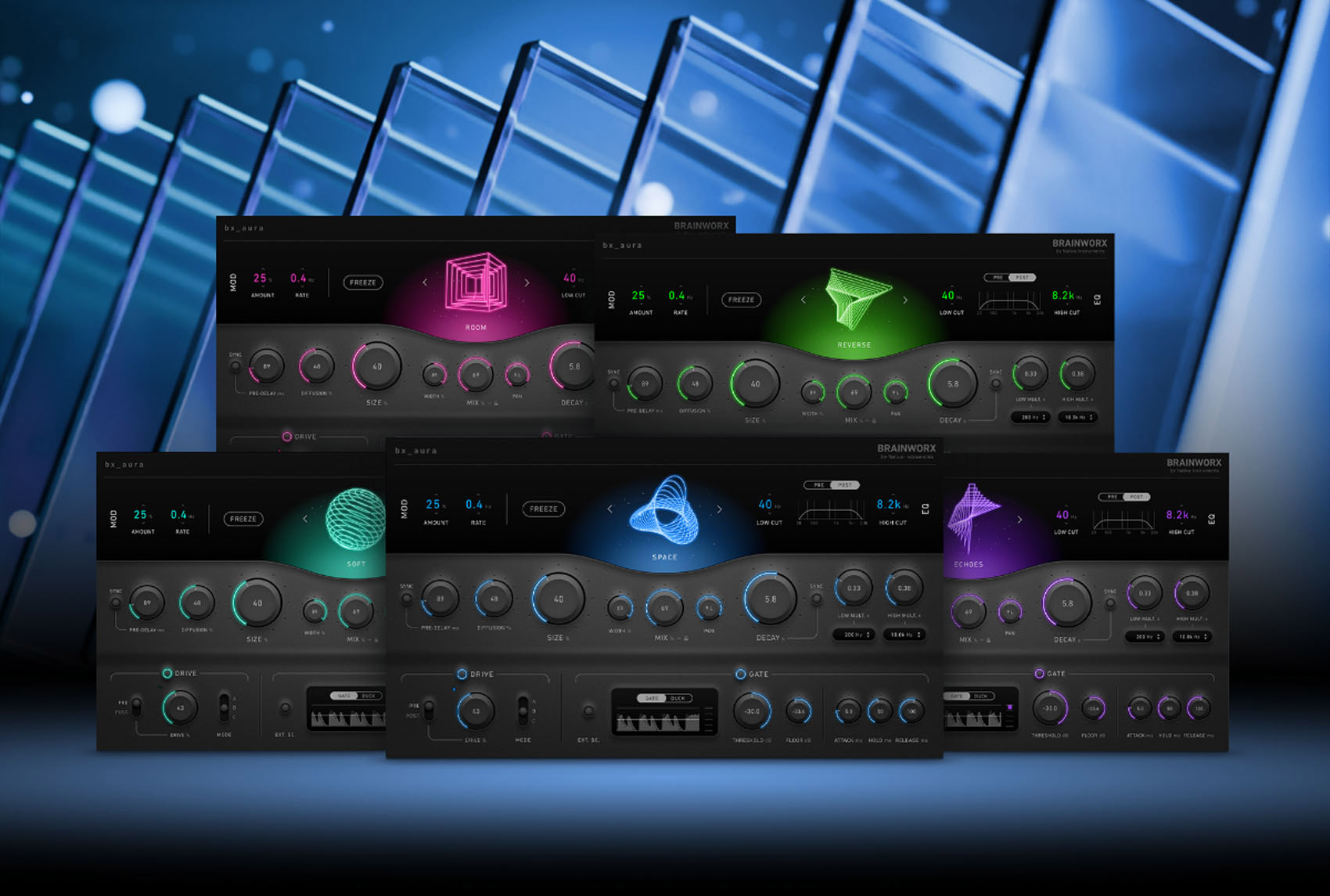 [插件联盟创意混响效果器插件] Plugin Alliance bx_aura v1.0.0 [WiN]（20.5MB）插图