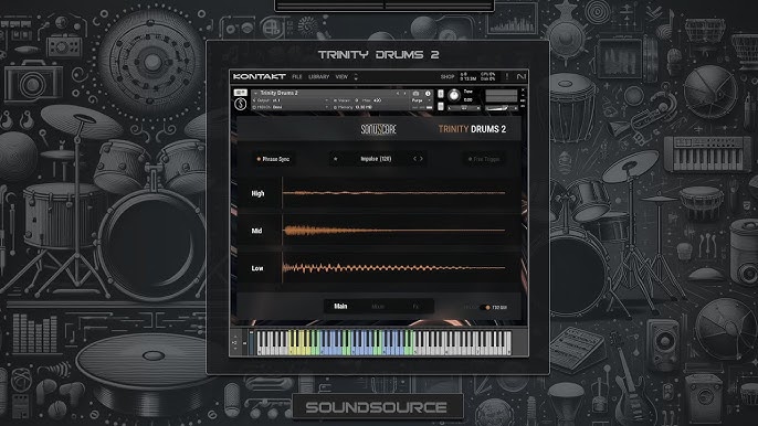 [现代影视打击乐音源] Sonuscore Trinity Drums 2 [KONTAKT]（4.14GB）插图1