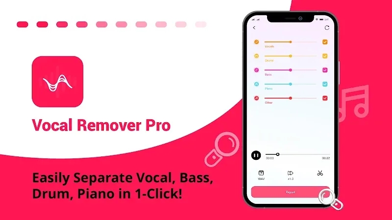 [人声去除专业版 伴奏提取安卓手机版] Vocal Remover Pro v2.0.10 (Premium Unlocked) [APK, Android]（433MB）插图