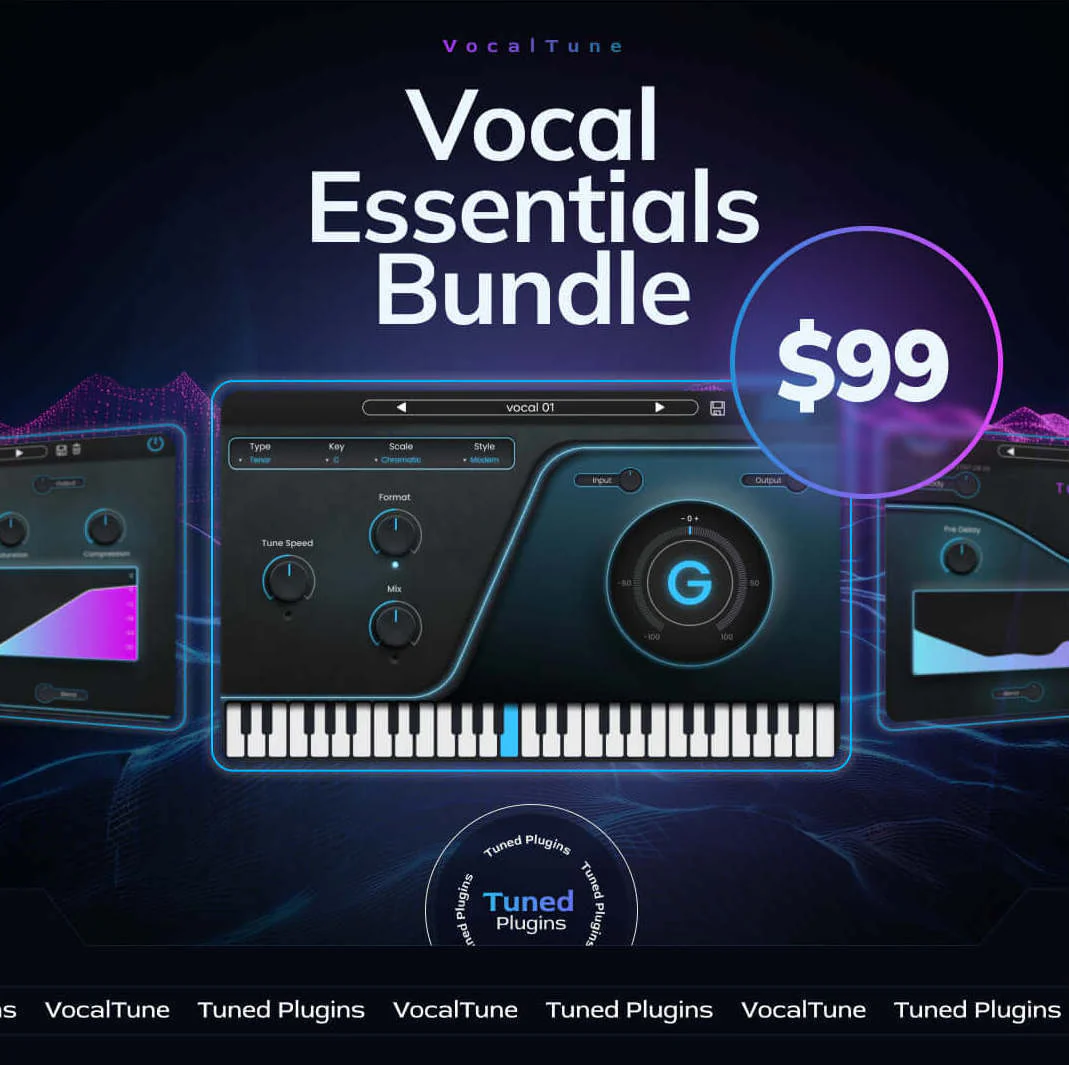 [人声效果器插件包] Tuned Plugins Vocal Essentials Bundle v06.09.2024 [MacOS]（461MB）插图