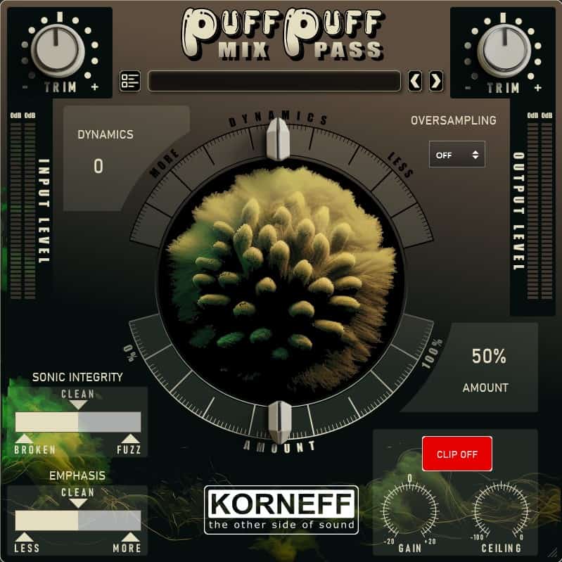 [吉他动态增强器插件] Korneff Audio Puff Puff Mix Pass v1.0.0 [WiN]（56MB）插图