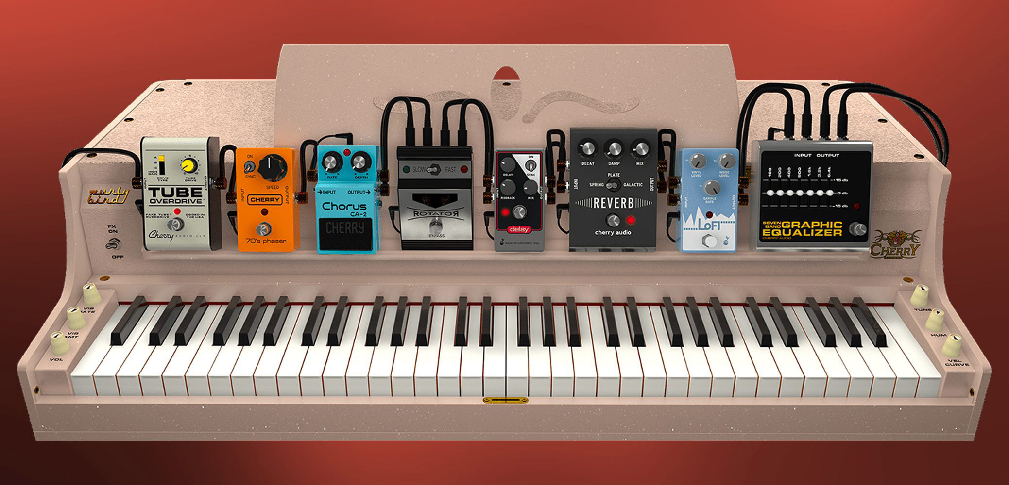 [1964电钢琴虚拟乐器] Cherry Audio Wurlybird 140B v1.0.12.39 [WiN]（253MB）插图