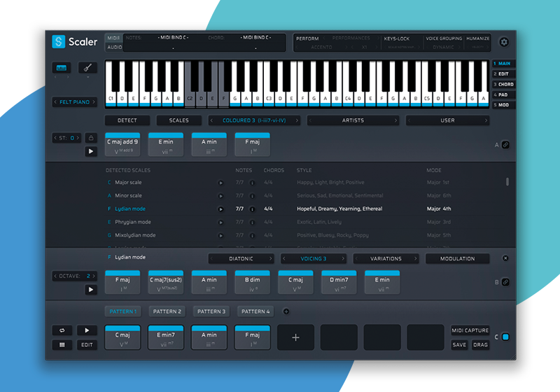 [MIDI处理器-和弦生成工具] Plugin Boutique Scaler 2 v2.9.1 [WiN, MacOS]（1.45GB）插图