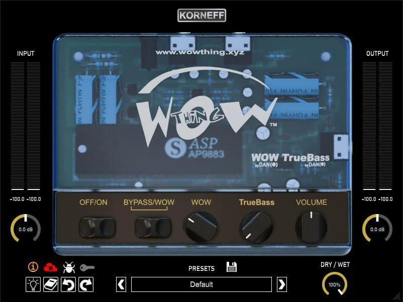 [吉他Lo-Fi空间效果器插件] Korneff Audio Wow Thing v1.0.1 [WiN]（22MB）插图