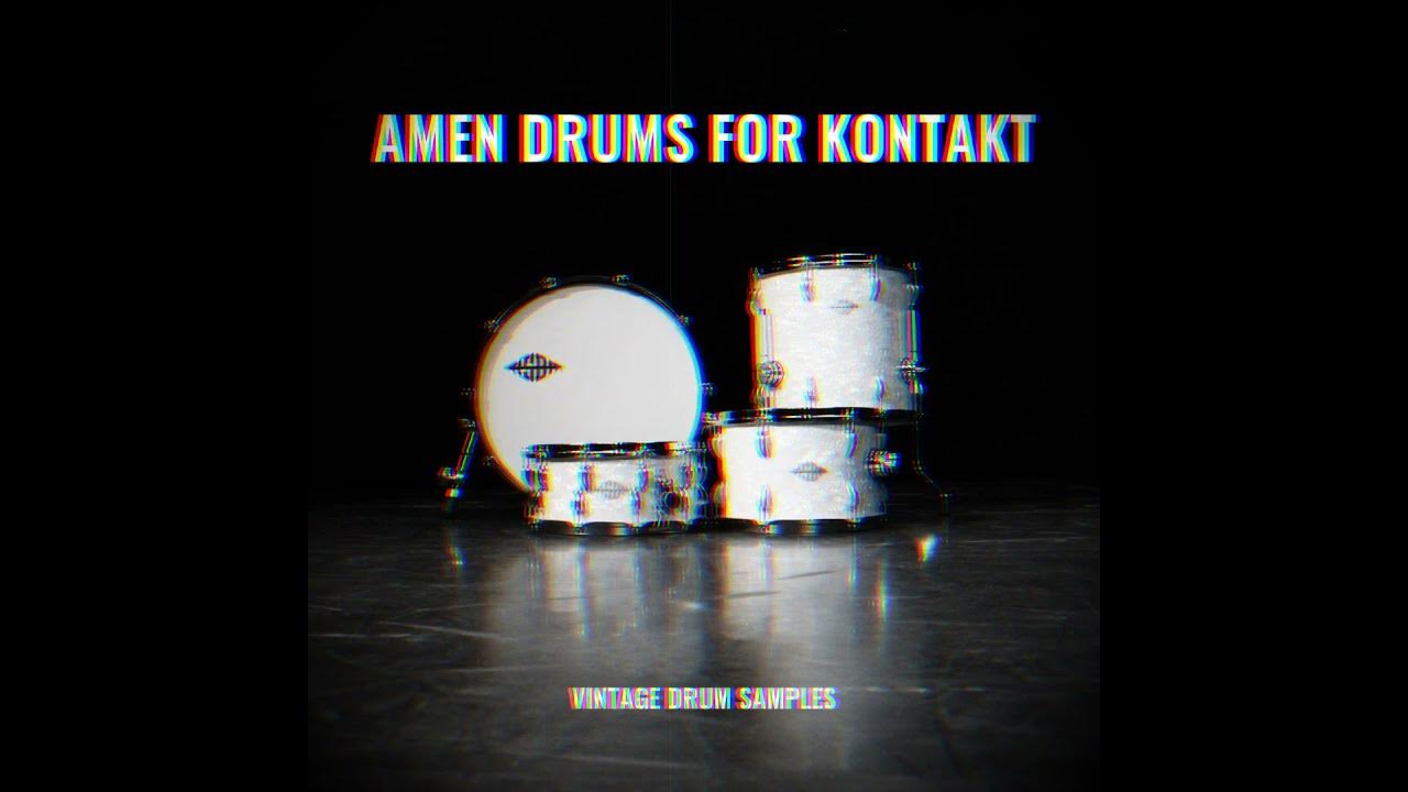 [复古鼓组音源] Vintage Drum Samples Amen Drums [KONTAKT, WAV, MiDi]（222MB）插图