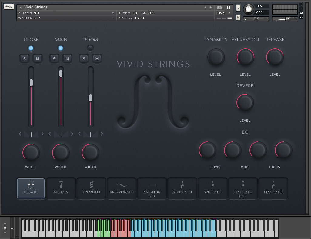 [室内弦乐大提琴音源] Pulse Audio Vivid Strings Celli v1.3 [KONTAKT]（4.42GB）插图