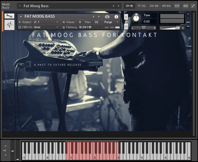 [怀旧低音贝斯音源] PastToFutureReverbs Fat Moog Bass [KONTAKT]（45MB）插图