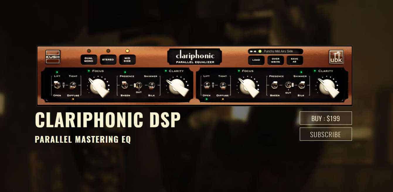 Kush Audio Clariphonic DSP MKII v1.4.3 [MacOS]（52MB）插图