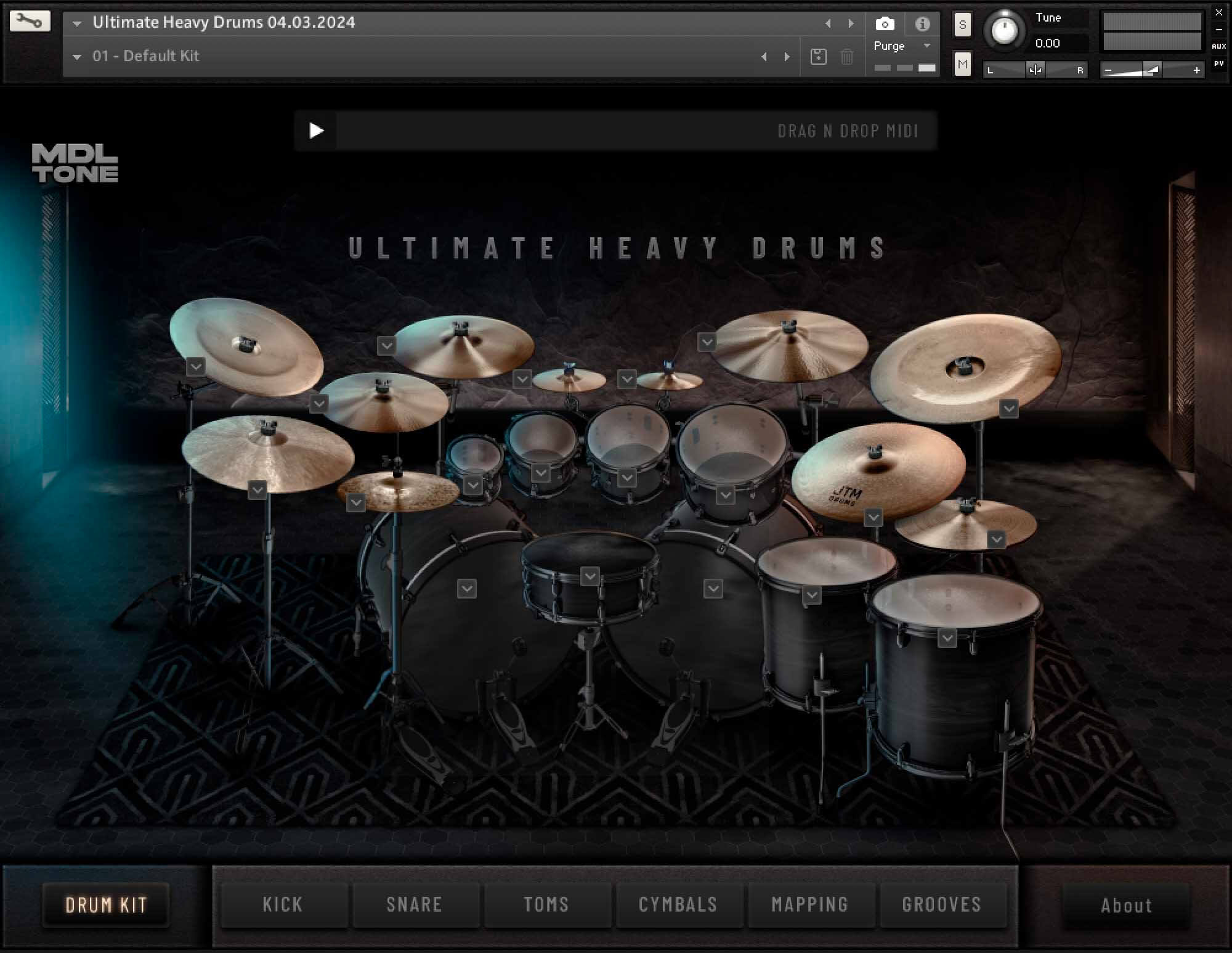 MDL Tone Ultimate Heavy Drums [KONTAKT, WAV]（8.04GB）插图
