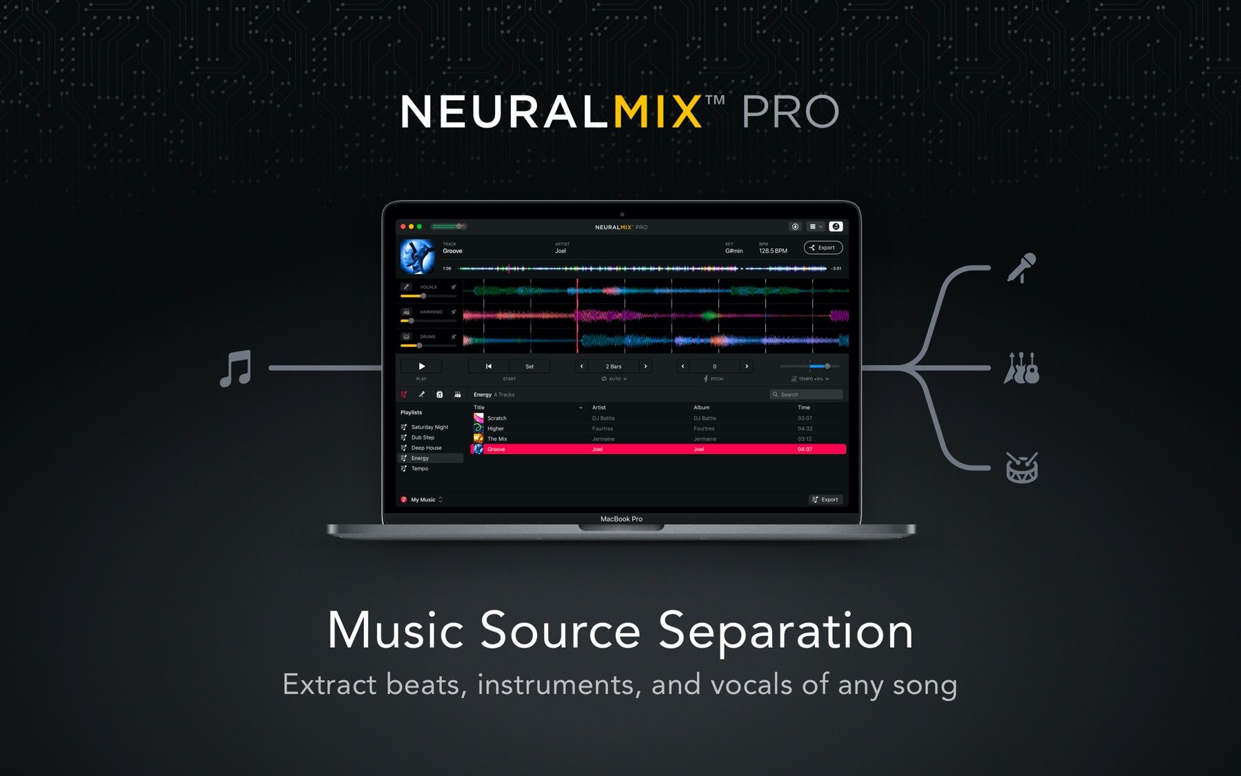 Algoriddim Neural Mix Pro v2.0.1 [MacOS]（145MB）插图