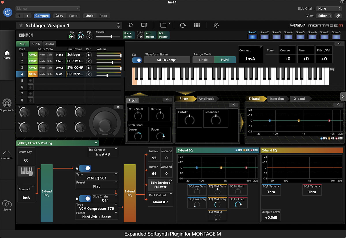 [扩展合成器插件] Yamaha Expanded Softsynth Plugin for MONTAGE M v2.0.2 [MacOS]（7.1GB）插图