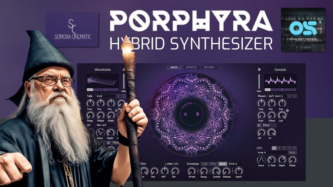 [采样波表减法合成器] Ocean Swift Synthesis Porphyra v1.1.0 [KONTAKT]（983MB）插图