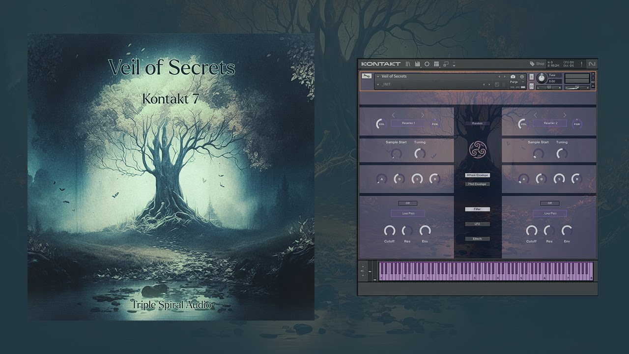 [影视实验氛围音源] Triple Spiral Audio Veil of Secrets v1.0.1 [KONTAKT]（2.77GB）插图