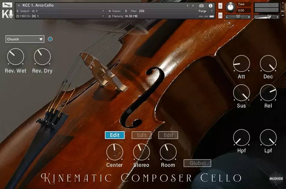 [影视大提琴音源] Kinematic Composer Cello v1.2 [KONTAKT]（6.01GB）插图