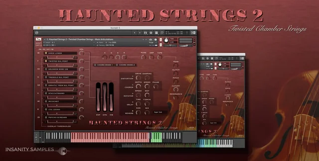 [弦乐合奏团音源] Insanity Samples Haunted Strings 2 v2.5.1 [KONTAKT]（2.94GB）插图