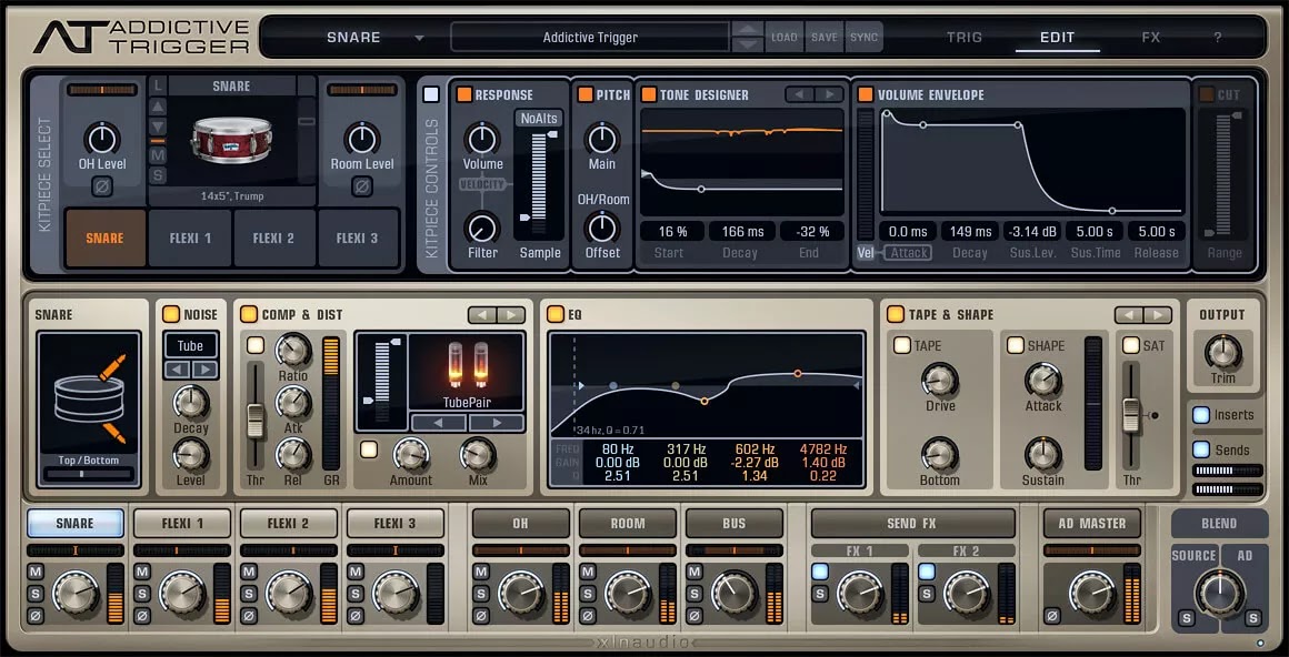[智能鼓音色替换工具] XLN Audio Addictive Trigger v1.3.6 Drum Vault Bundle [MacOS]（1.32GB）插图