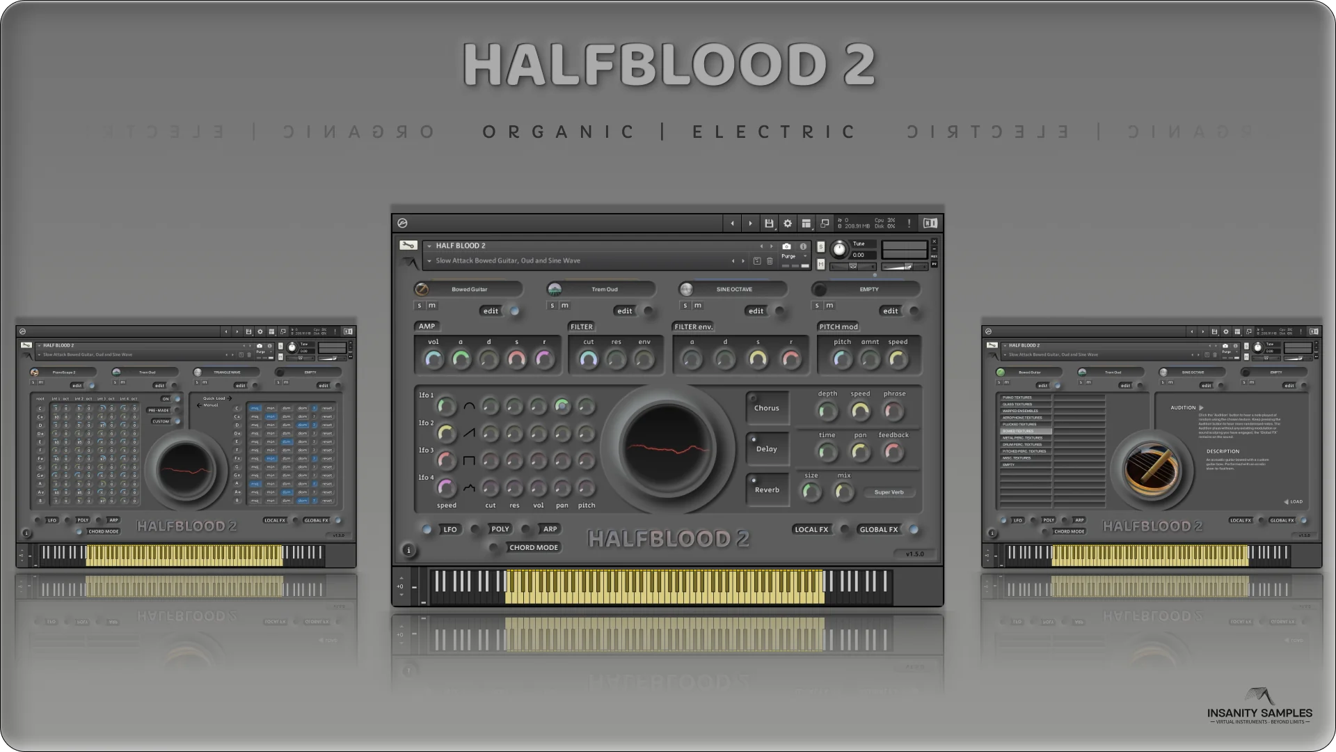 [影视氛围合成器综合乐器音源] Insanity Samples HALFBLOOD 2 v1.5.0 [KONTAKT]（3.65GB）插图