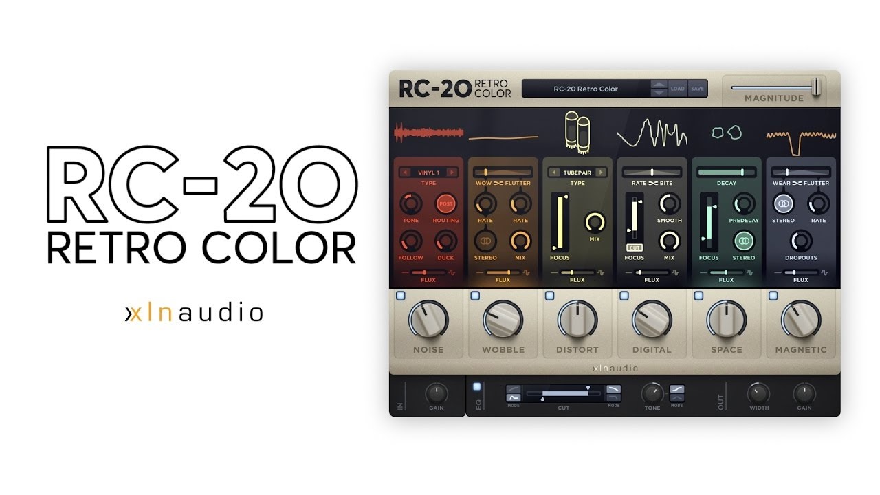 [多重效果插件] XLN Audio RC-20 Retro Color 1.3.4 [MacOS]（133.8MB）插图