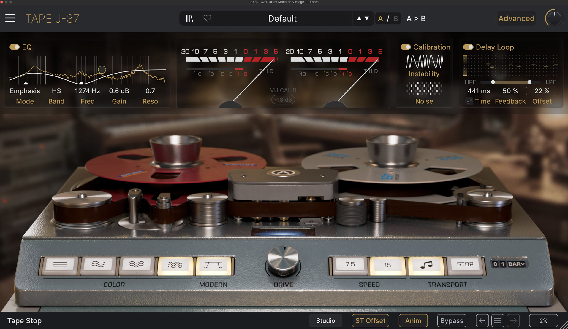 [复古电子管磁带机插件] Arturia Tape J-37 v1.0.0 [MacOS]（487MB）插图
