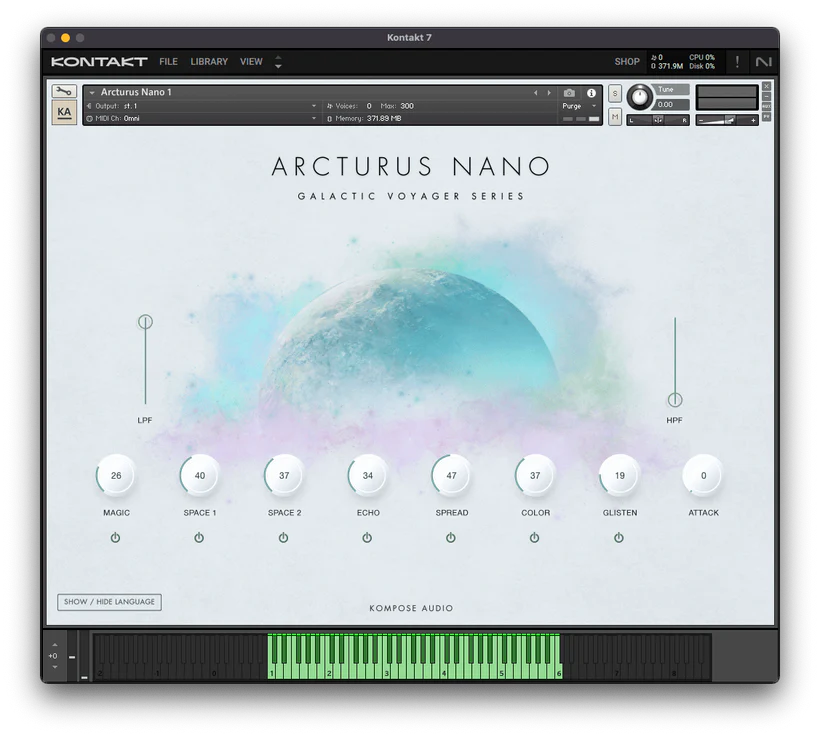 [影视氛围空灵竖琴音源] Kompose Audio Arcturus Nano [KONTAKT]（3.74GB）插图