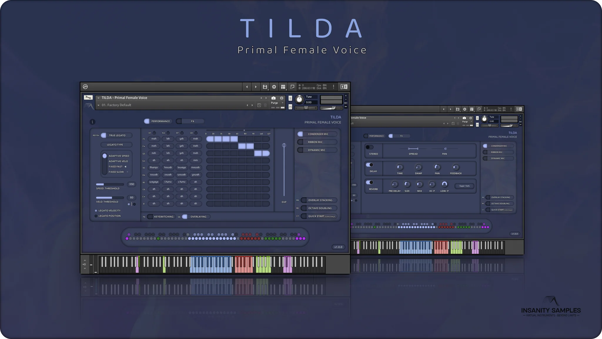 [女声独唱音源] Insanity Samples Tilda v1.0.3 [KONTAKT]（1.4GB）插图