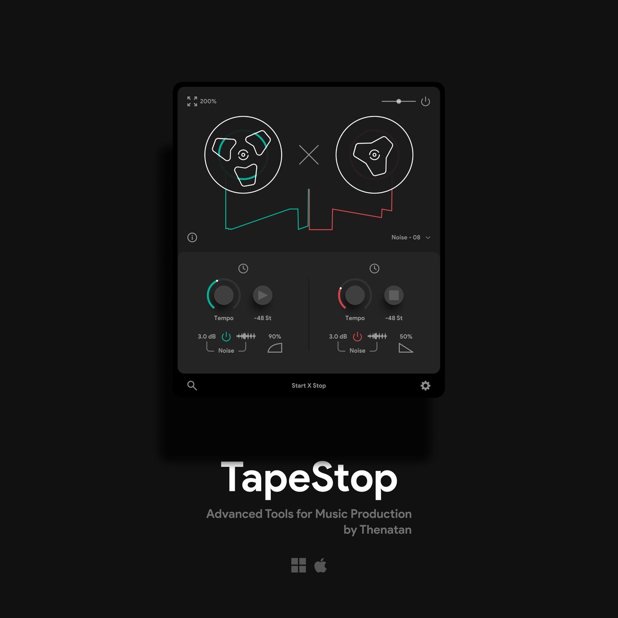 [磁带骤停效果器插件] Thenatan Tape Stop v1.0.0 [WiN, MacOS]（189MB）插图