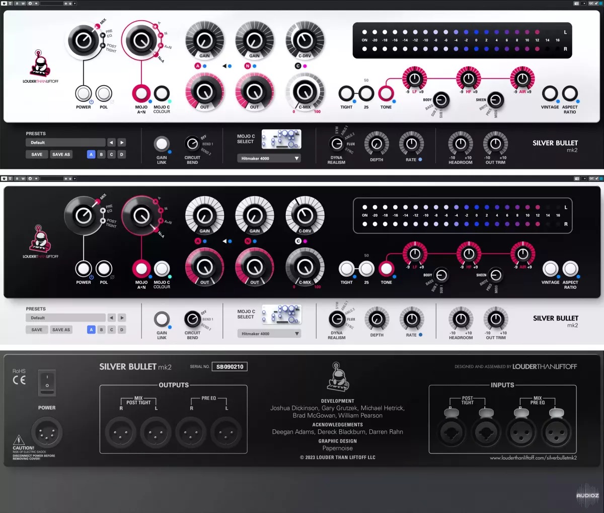[插件联盟立体声总线染色插件] Plugin Alliance Louder Than Liftoff SILVER BULLET mk2 v1.0.5 [MacOS]（254MB）插图