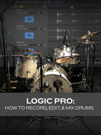 [教程] Groove3 Logic Pro How to Record Edit and Mix Drums（288MB）插图